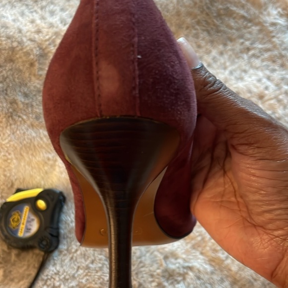 Coach burgundy red heels - Picture 7 of 7